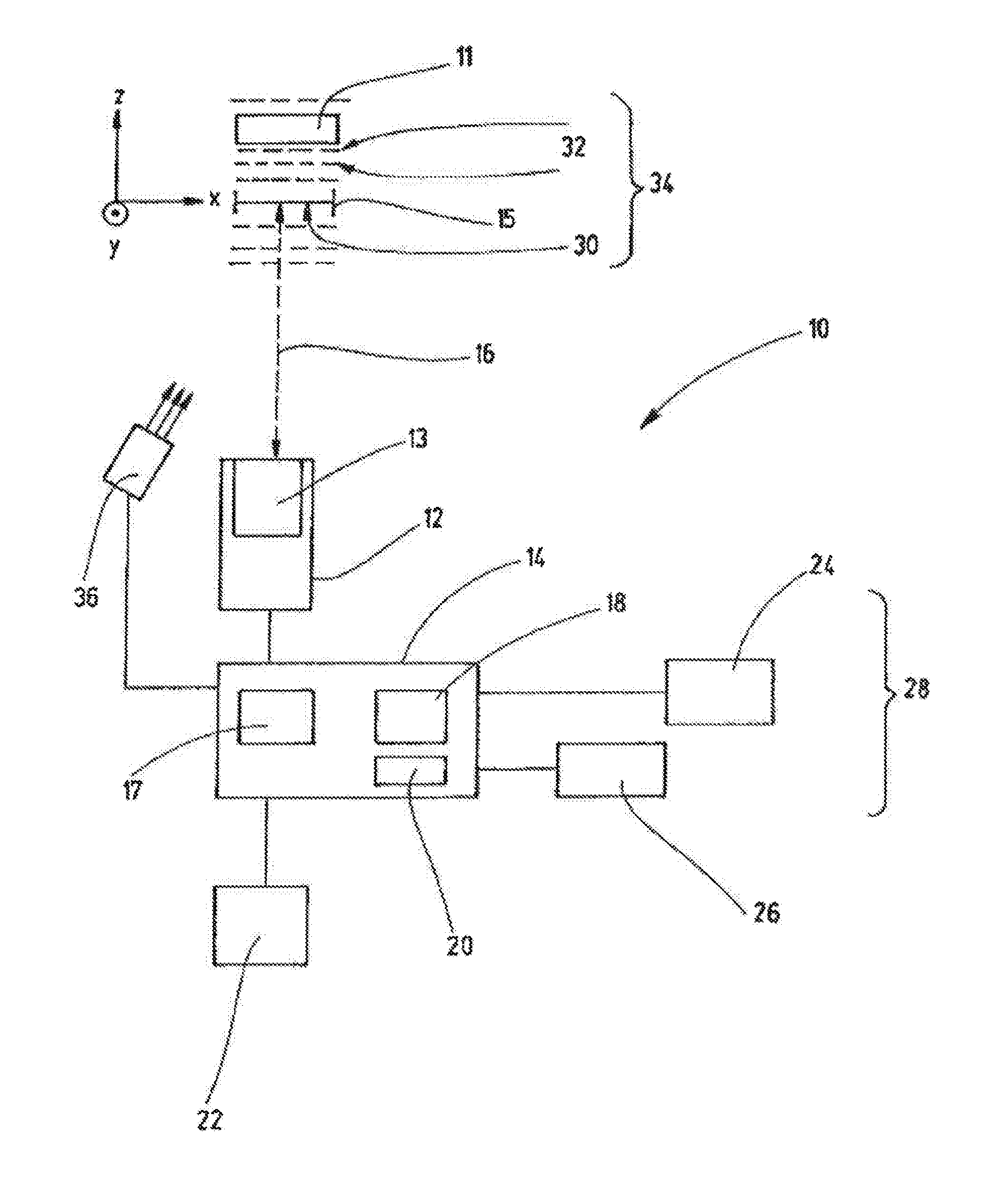 Image recording simulation in a coordinate measuring machine