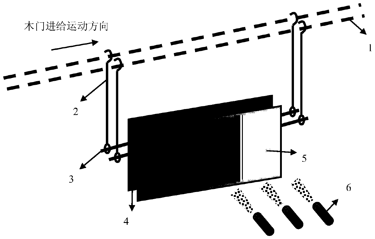 A method for improving the surface coating quality of wooden door electrostatic spraying