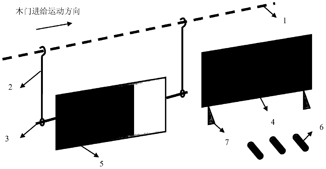 A method for improving the surface coating quality of wooden door electrostatic spraying