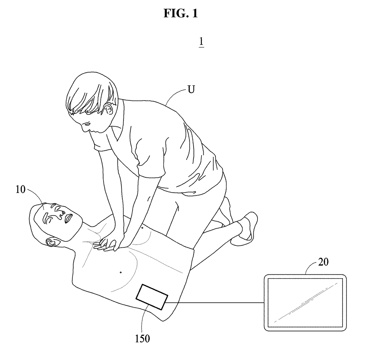 Cardiopulmonary resuscitation training apparatus and cardiopulmonary resuscitation training evaluation method