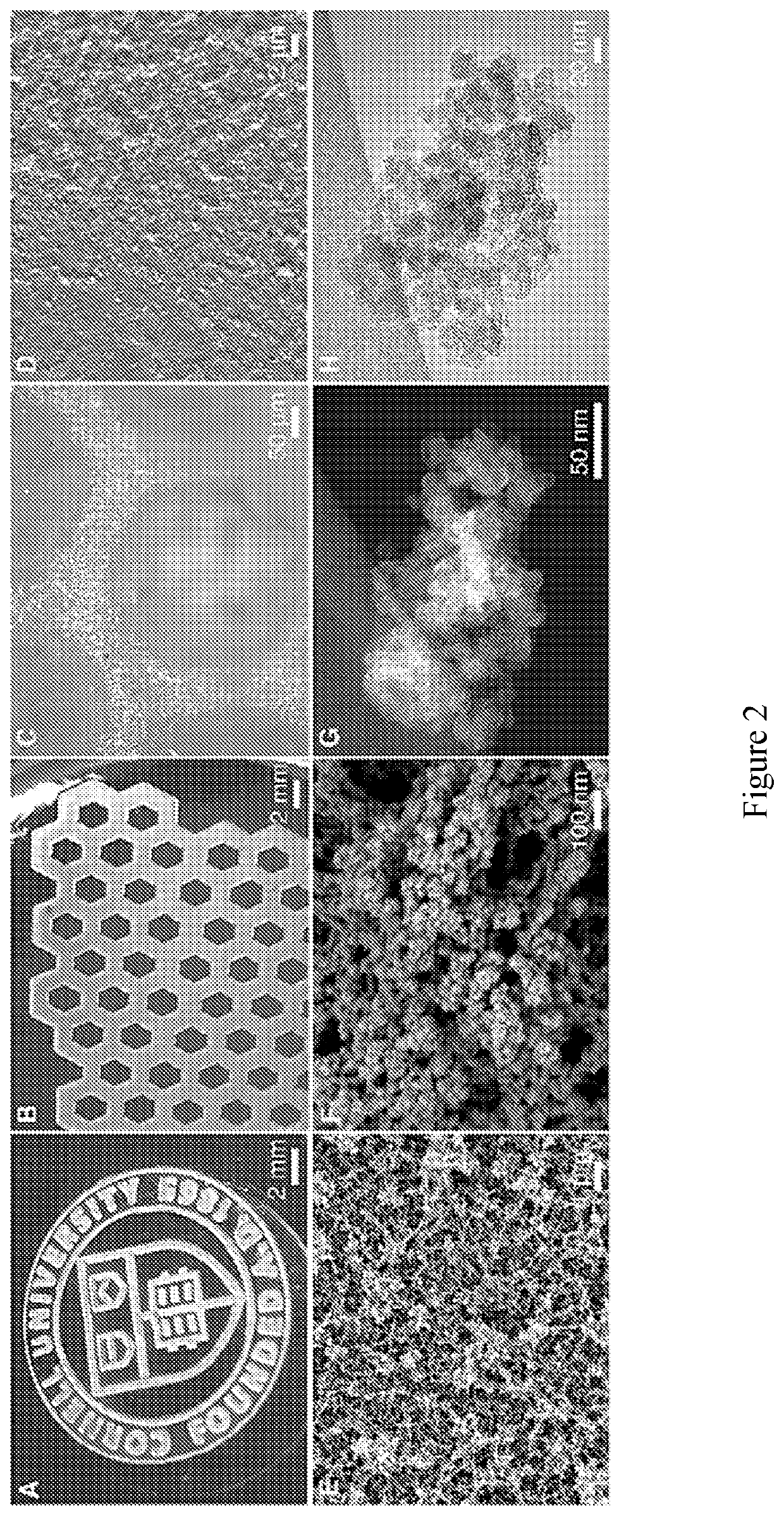 Light patterning of inorganic materials