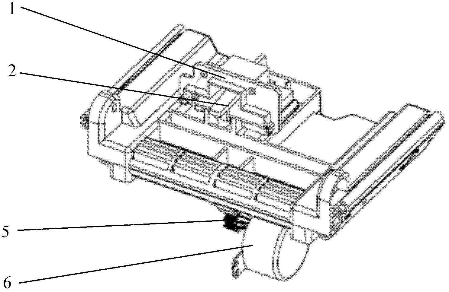 Vertical cabinet type air-conditioner automatic gate structure and moving method thereof