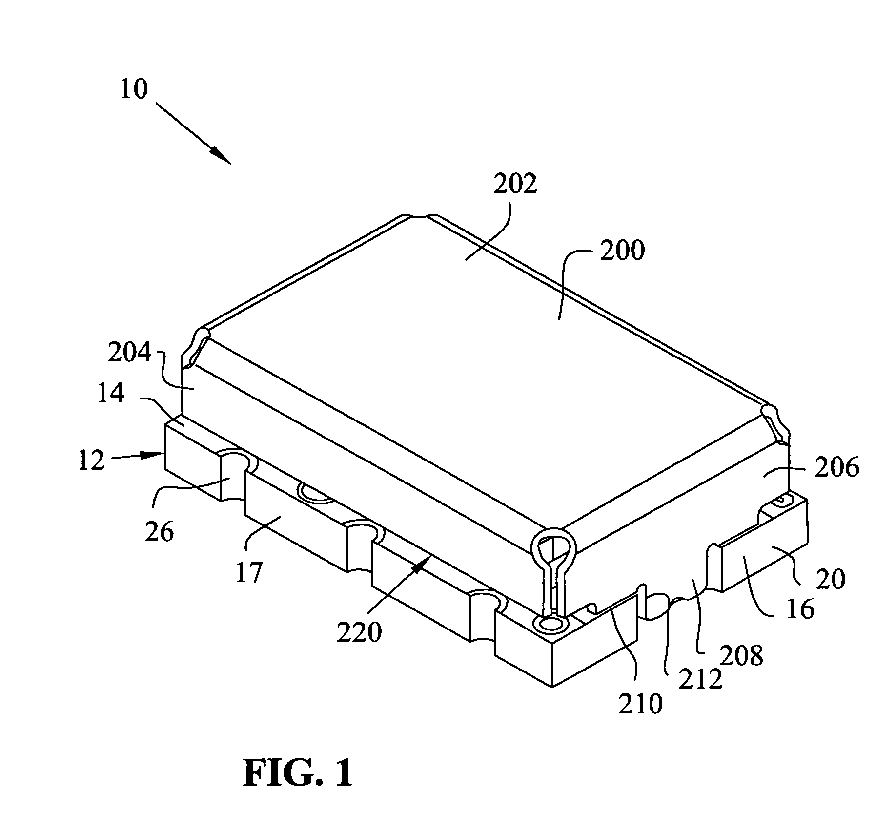 Voltage controlled surface acoustic wave oscillator module