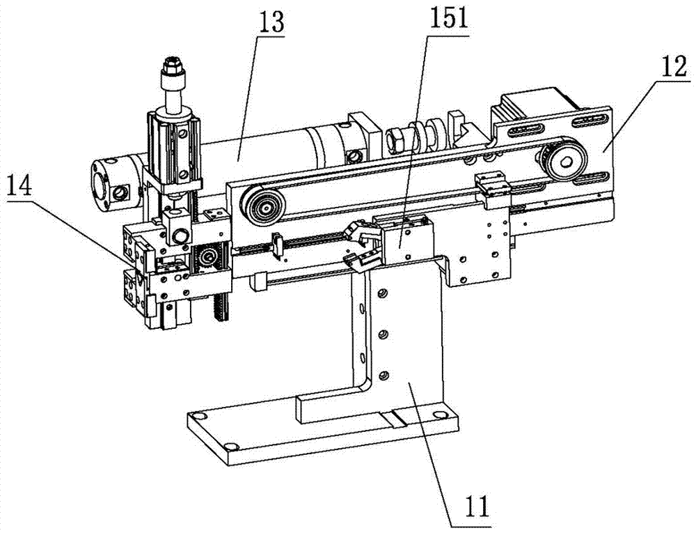 A three-core primary wire tail length cutting equipment