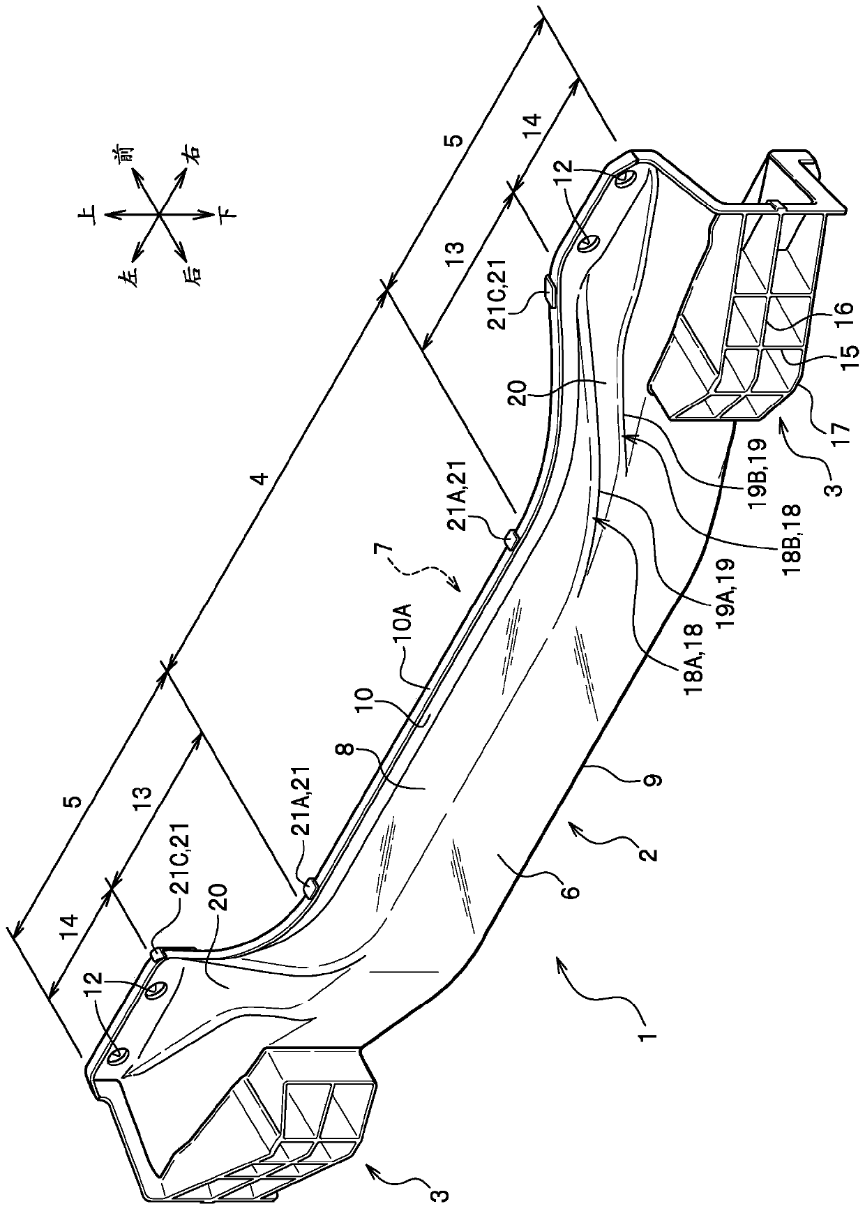 Vehicle bumper device