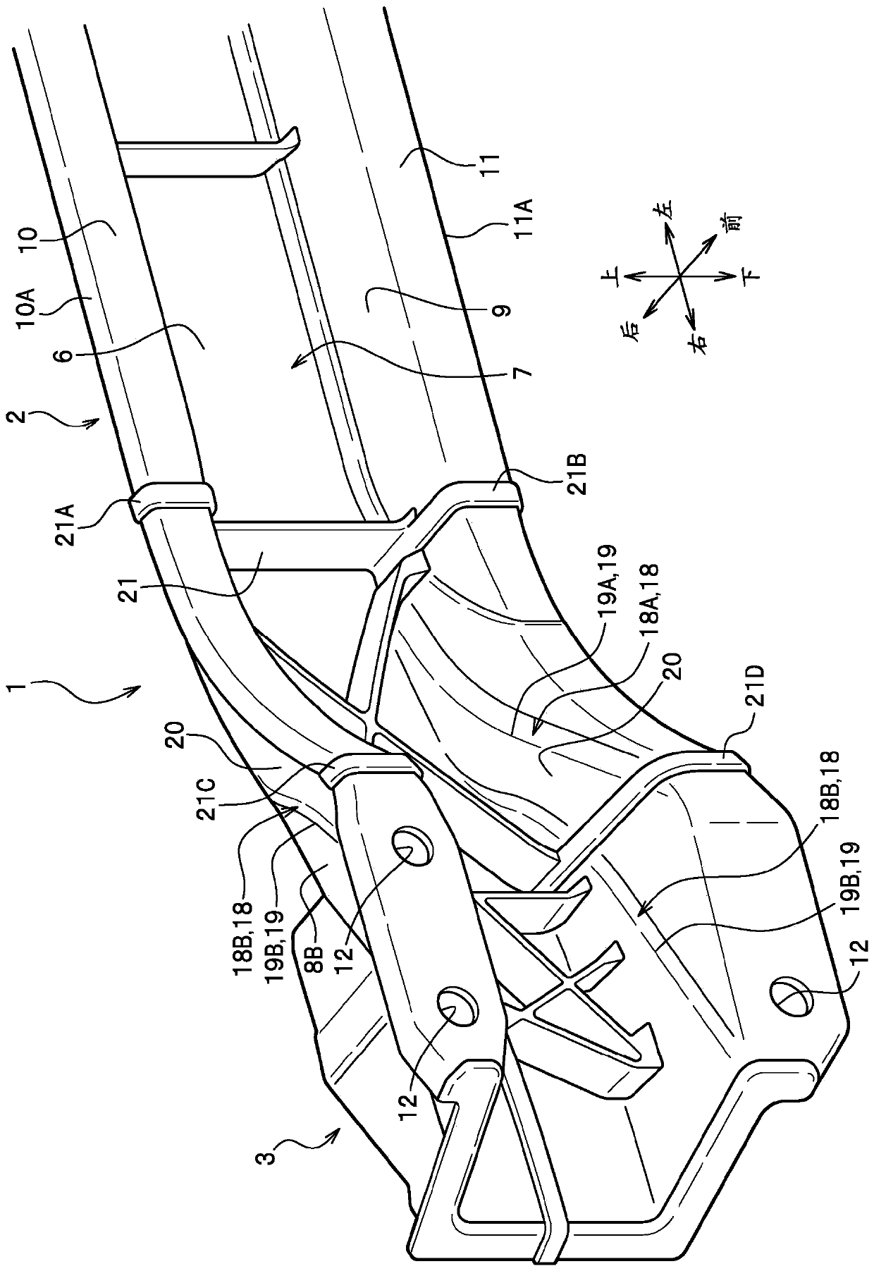 Vehicle bumper device