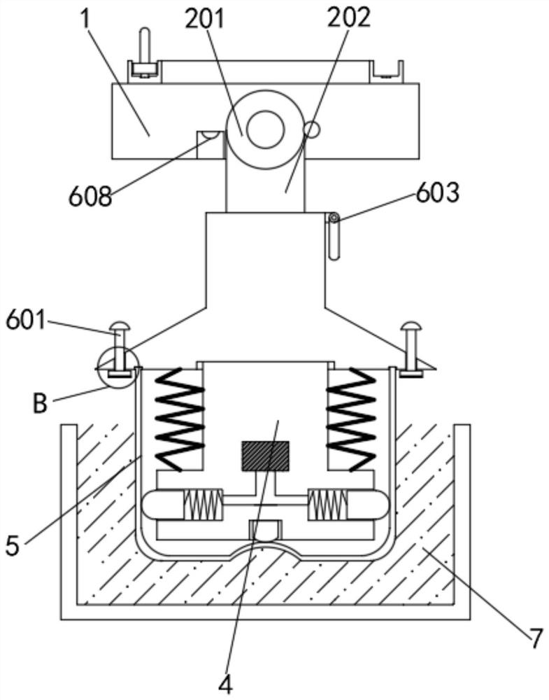 Assembly line grabbing mechanical arm