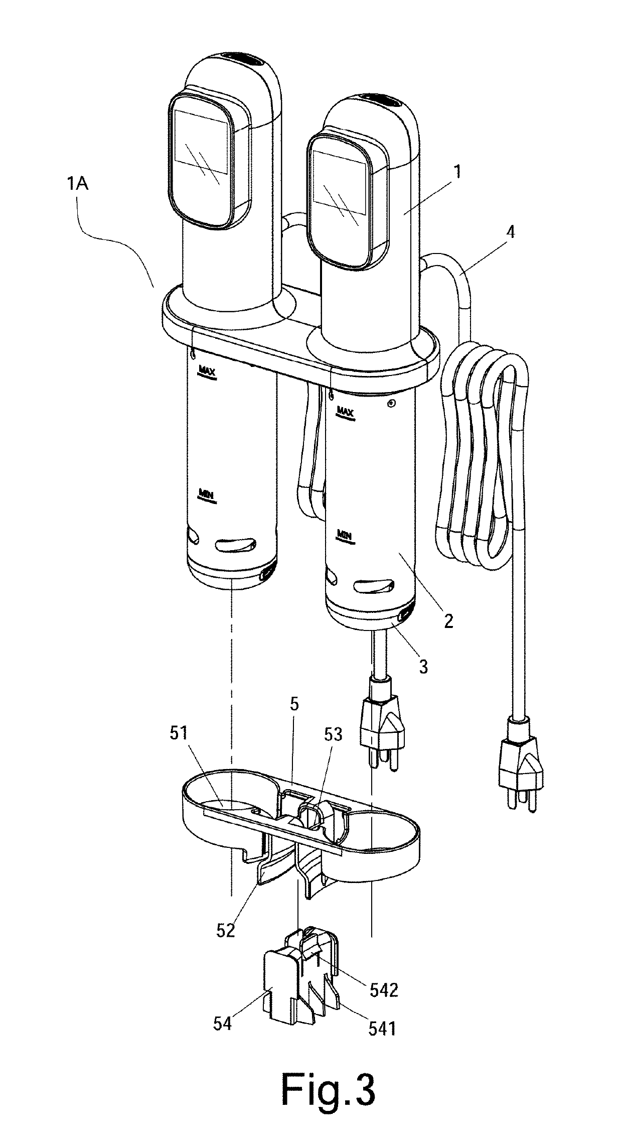 Double tube immersion electronic circulation cooking device