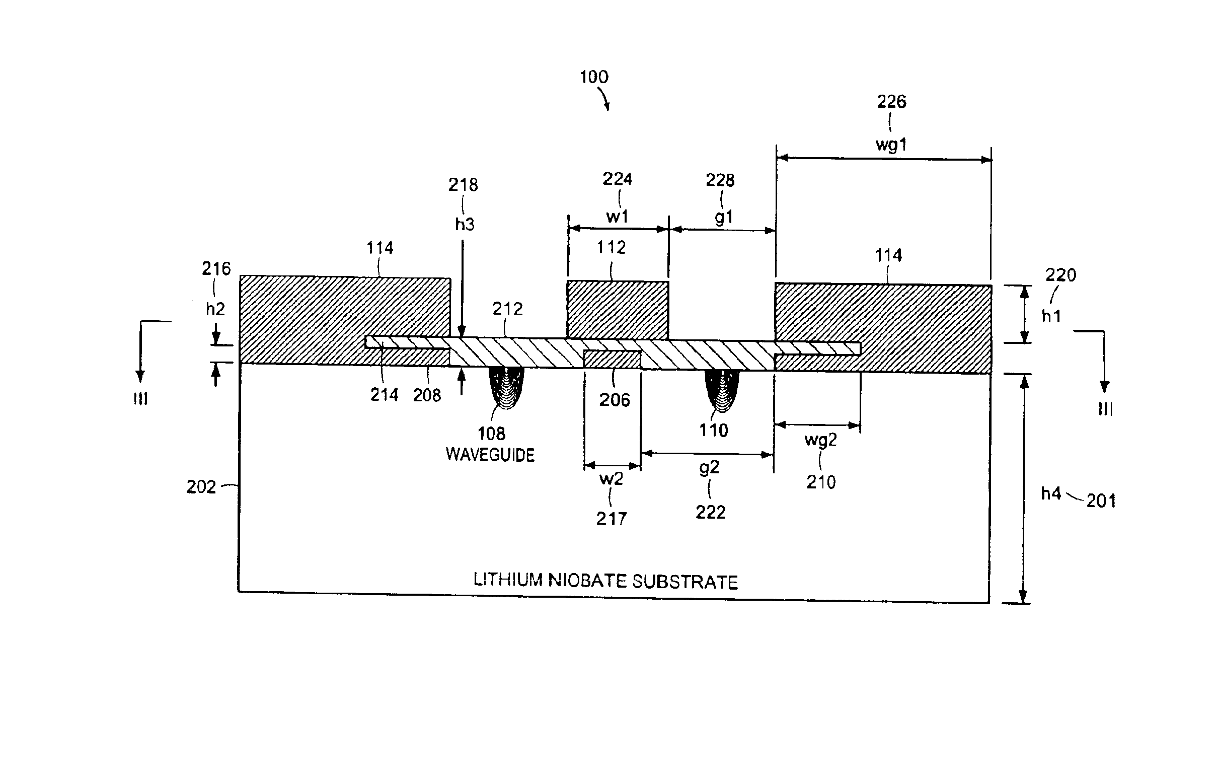 Suppression of high frequency resonance in an electro-optical modulator