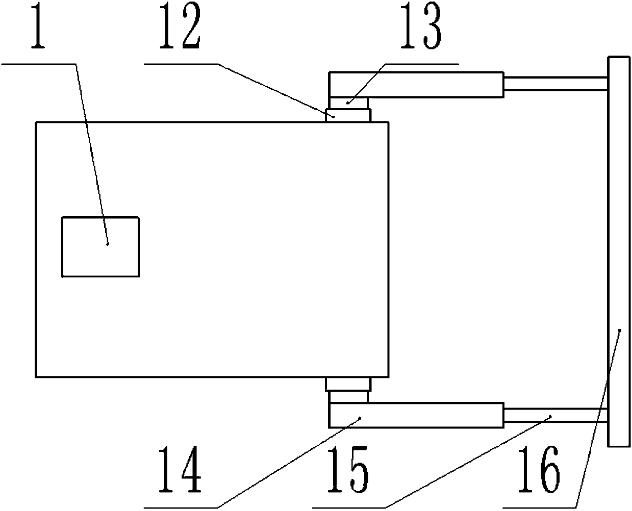 Simple telescopic gardening mower