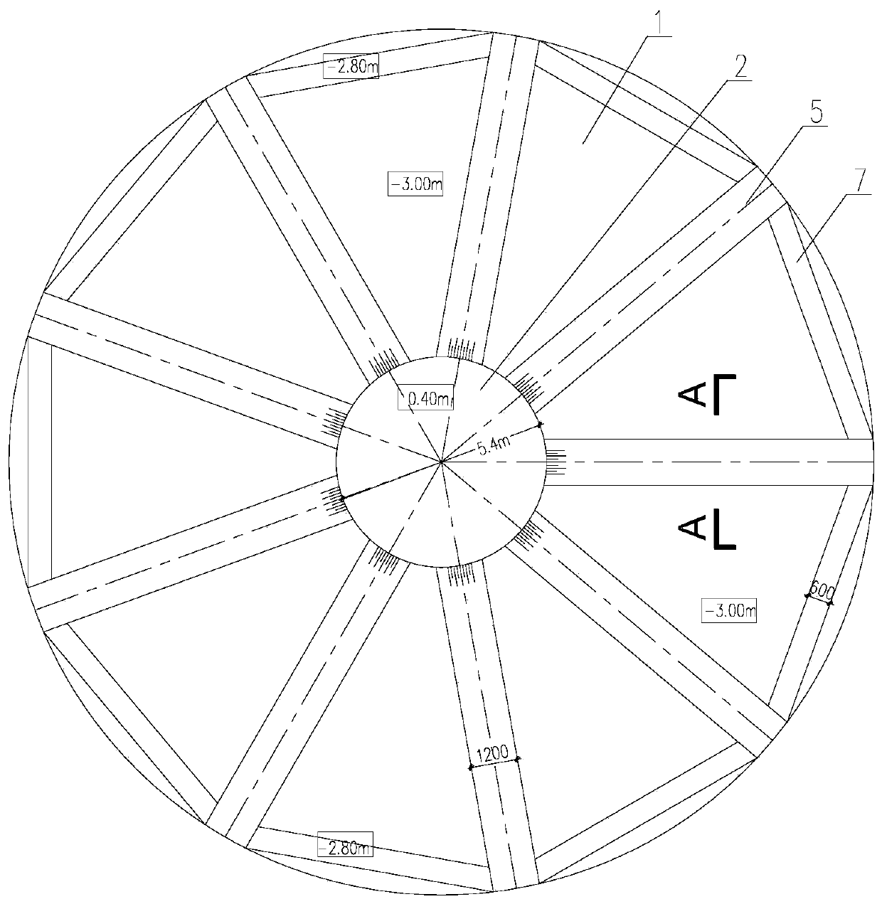 Wind Turbine Prestressed Foundation Structure