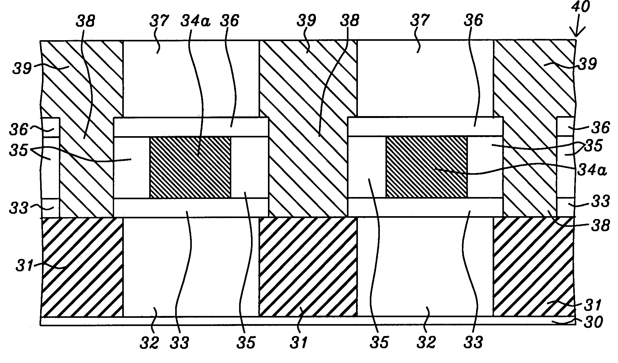 Method of magnetic tunneling junction pattern layout for magnetic random access memory