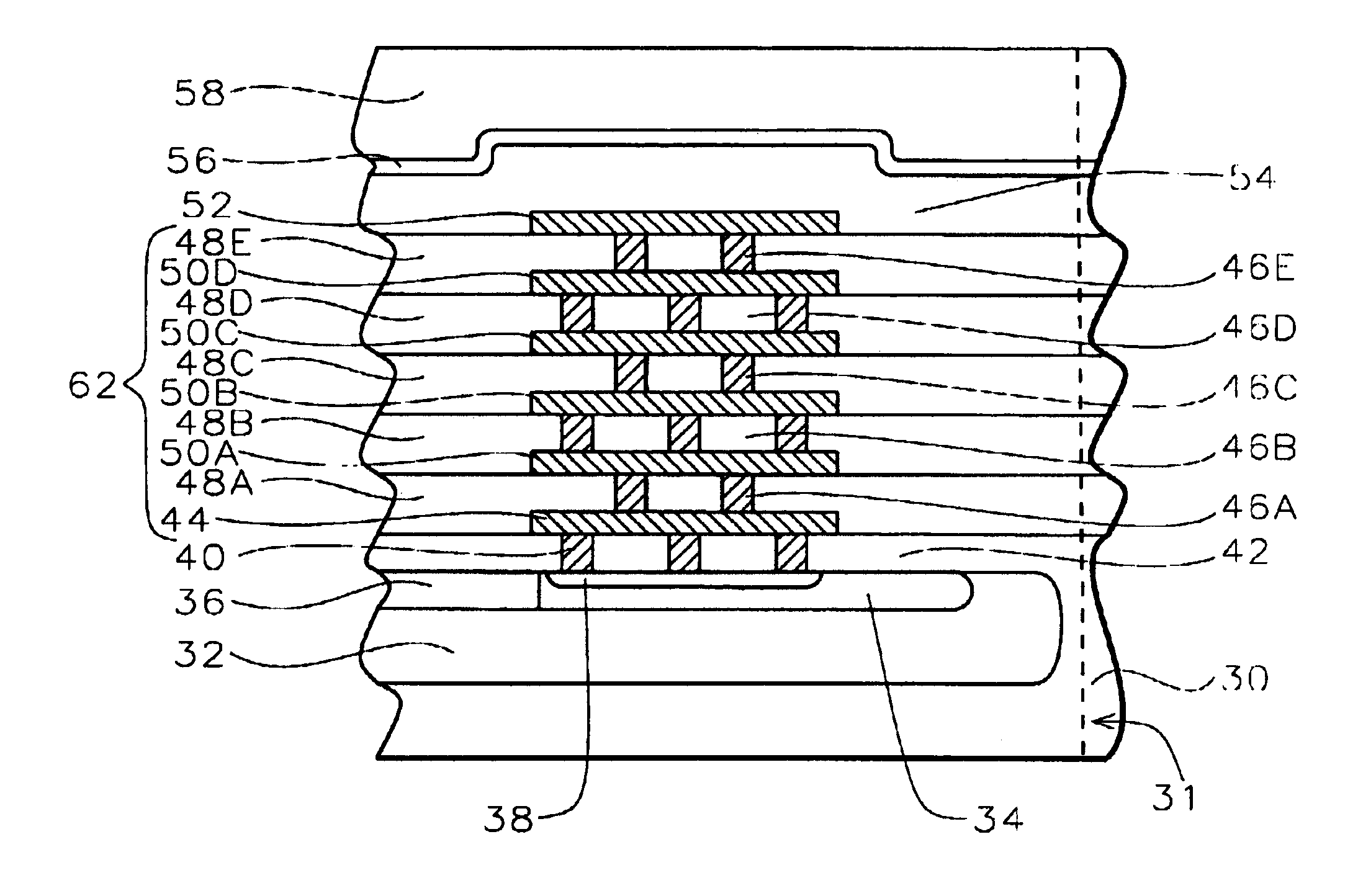 Seal ring structure for radio frequency integrated circuits