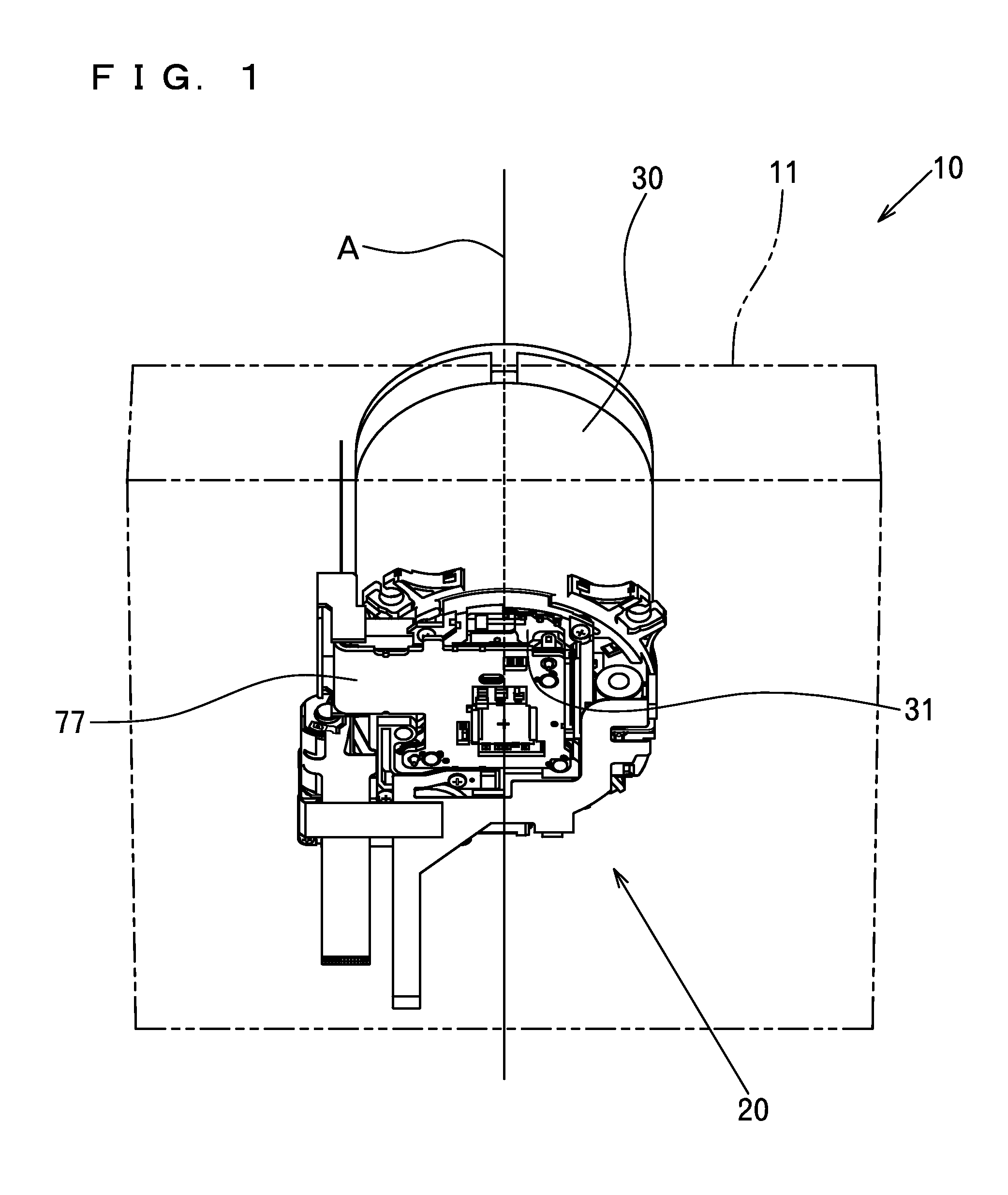 Lens unit and image pickup device including same