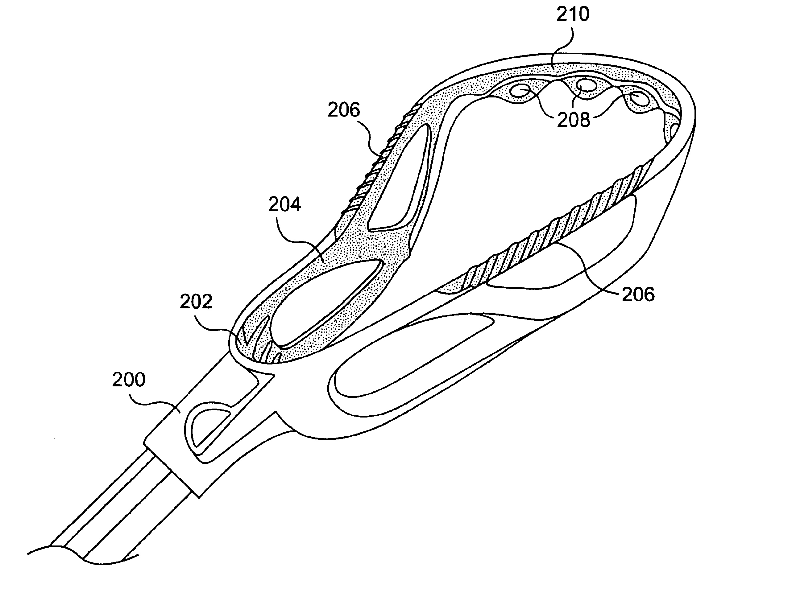 Multi-component lacrosse stick head