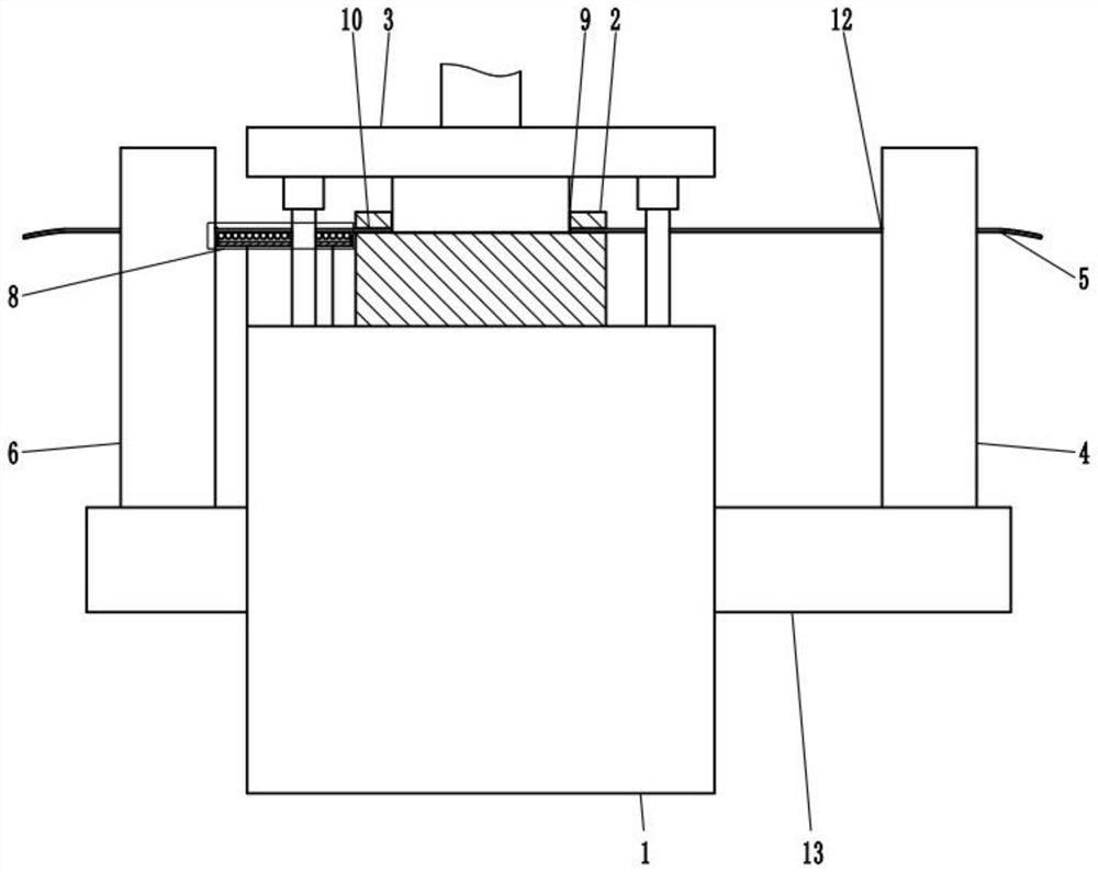 Blanking device for pressure sensor diaphragm production