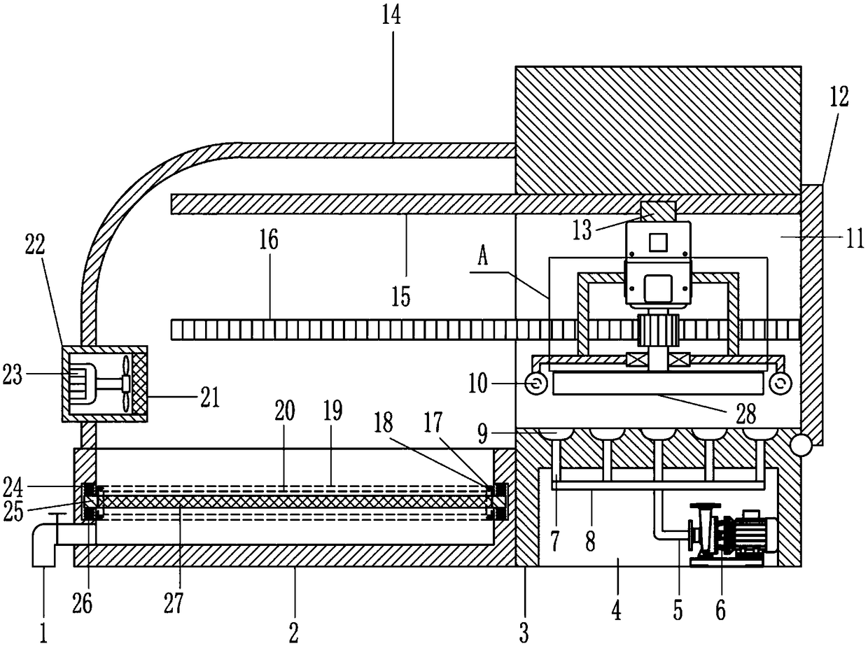 Equipment for grinding surface of plate for manufacturing unmanned vehicle