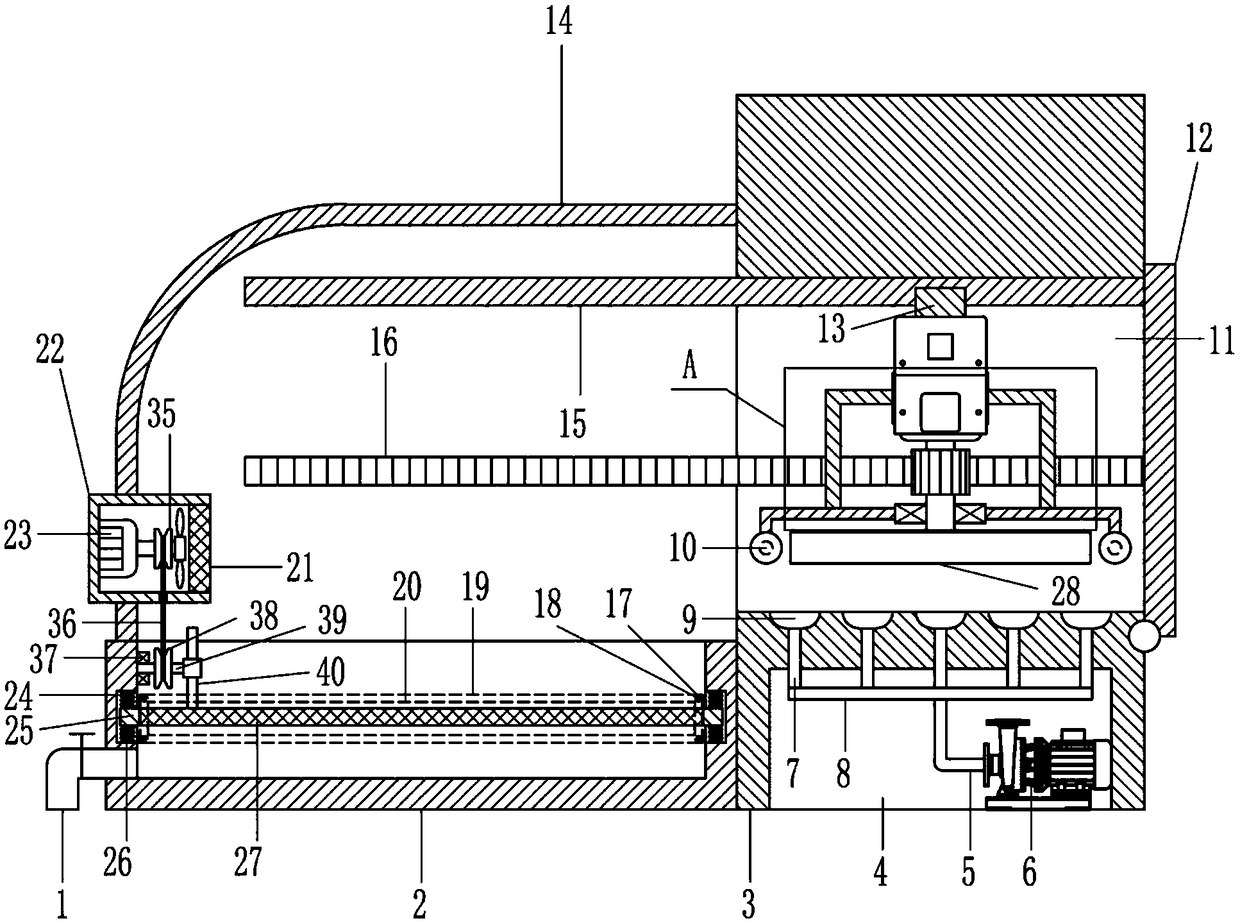 Equipment for grinding surface of plate for manufacturing unmanned vehicle