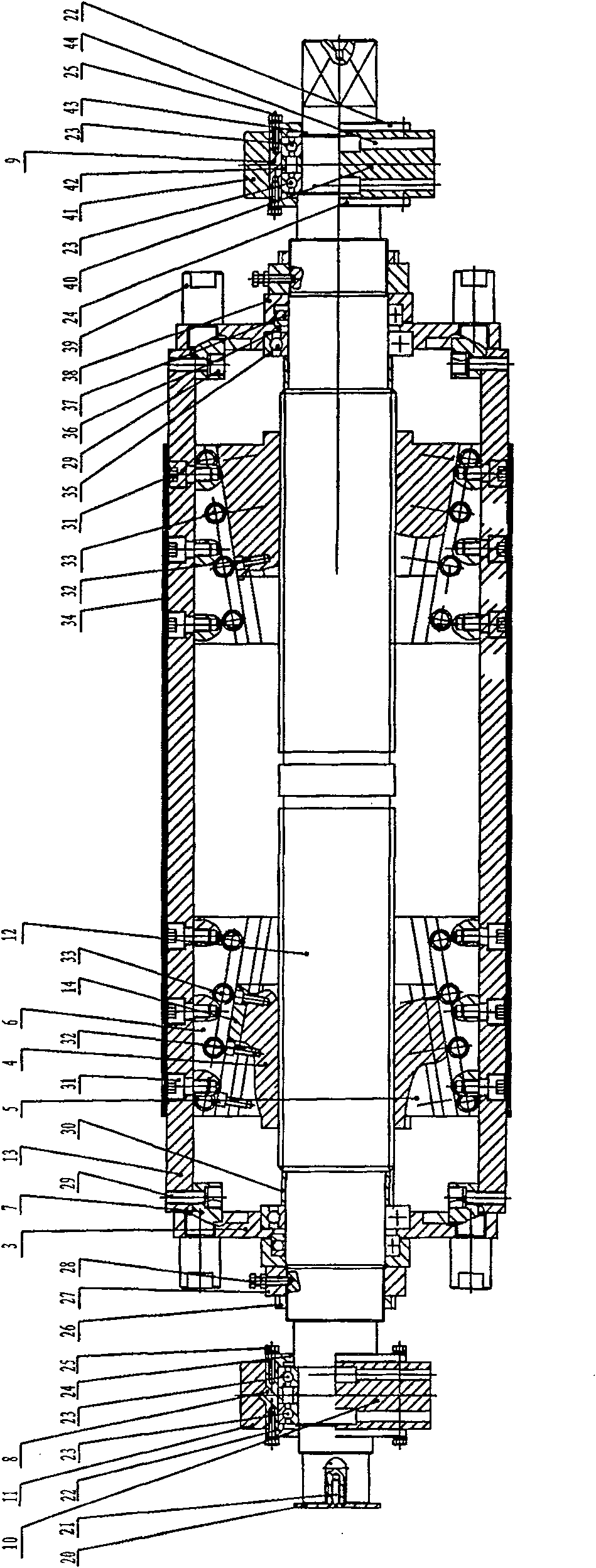 Mechanical expansion shaft and method for hoisting coil material