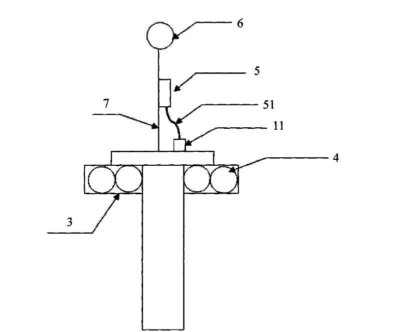 Water surface rainfall intensity measurement method based on rain sound spectrum and device thereof