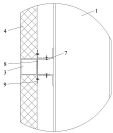 A pressure relief, fireproof, detachable sound insulation door structure for the main transformer room of an indoor substation