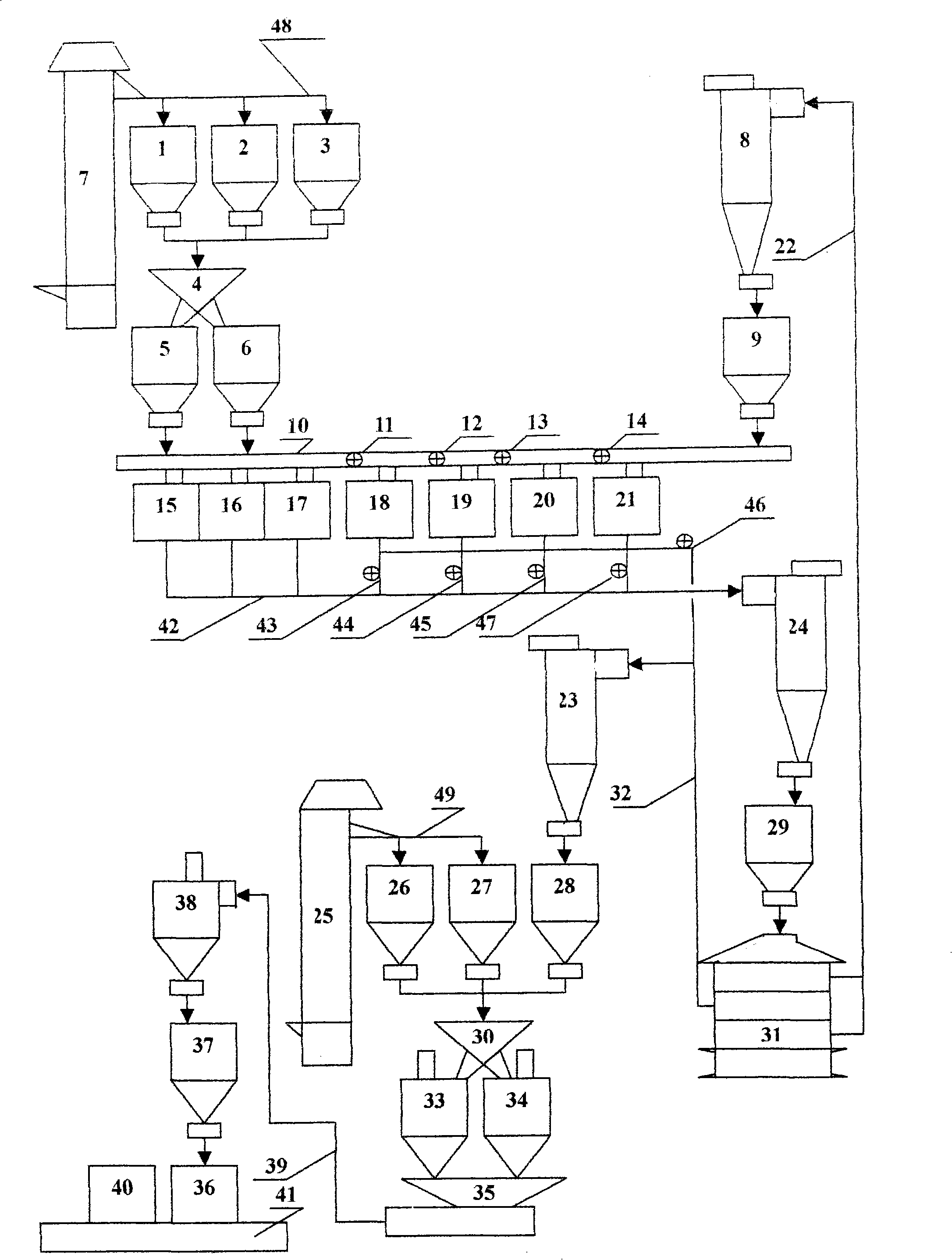 Elastic body fine crushing combined apparatus and collocation method