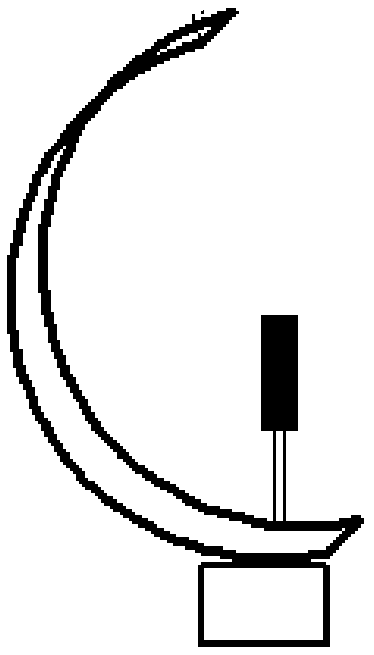 Target heat radiation analyzing method in space environment simulating device