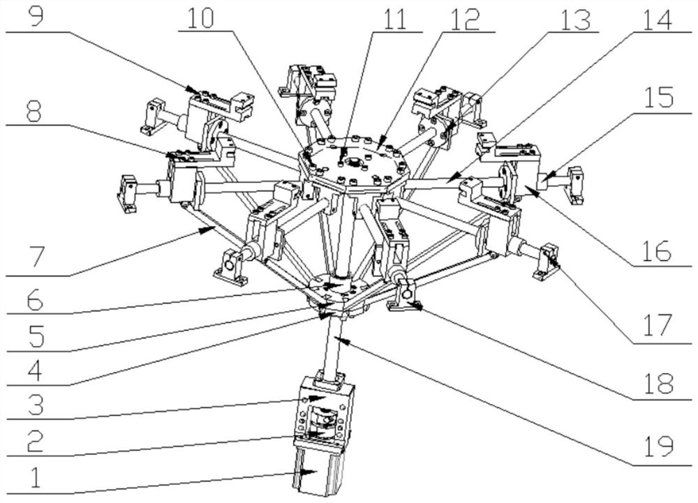 Multi-angle circular stretching device for film