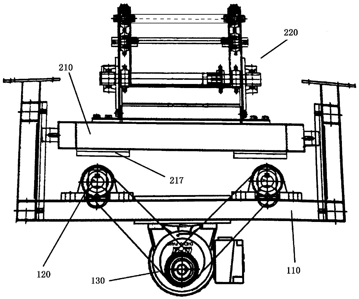 Jacking transfer machine