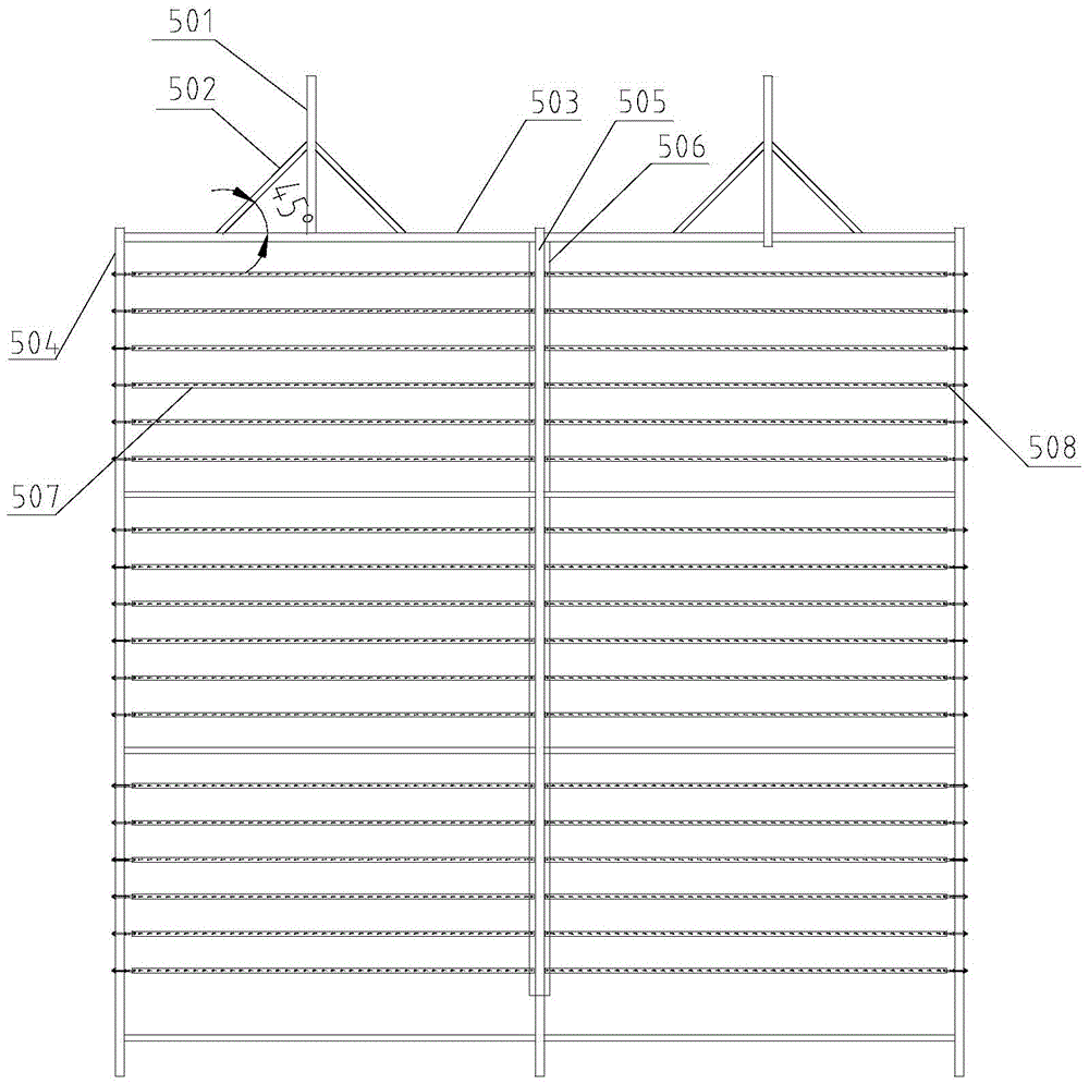 Cathode system and discharge method for wet electrostatic precipitator