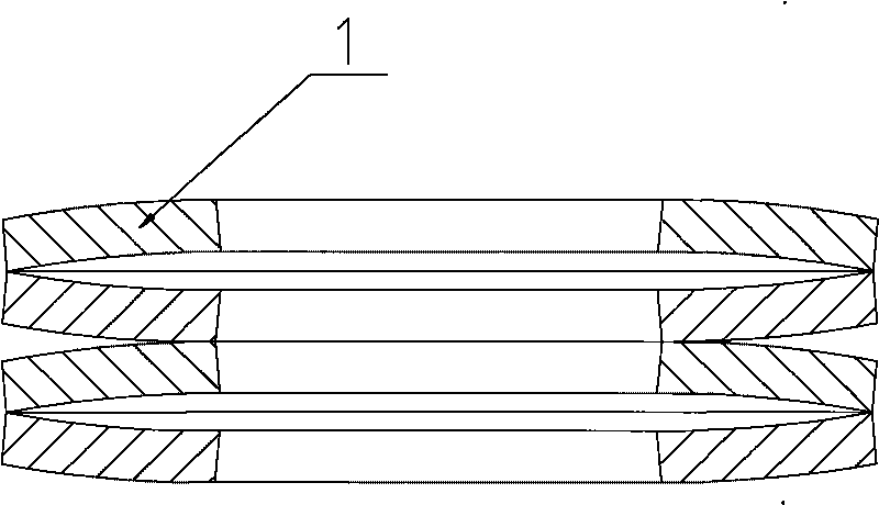 Cambered surface disc spring and manufacturing method thereof