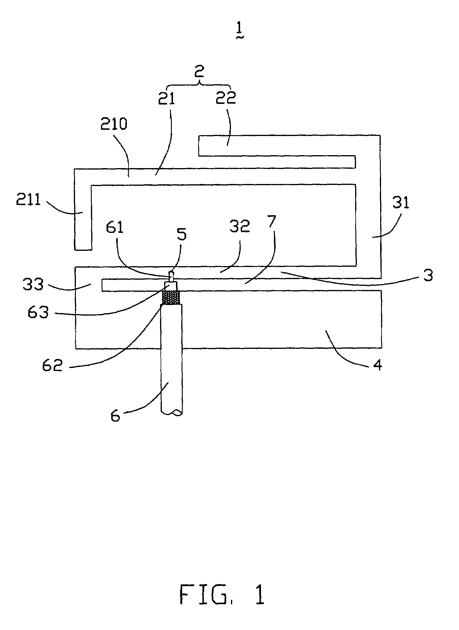 Planar inverted F antenna and method of making the same