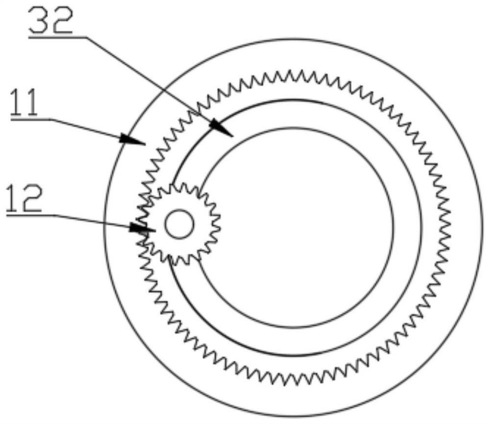 Concrete stirring device for building construction