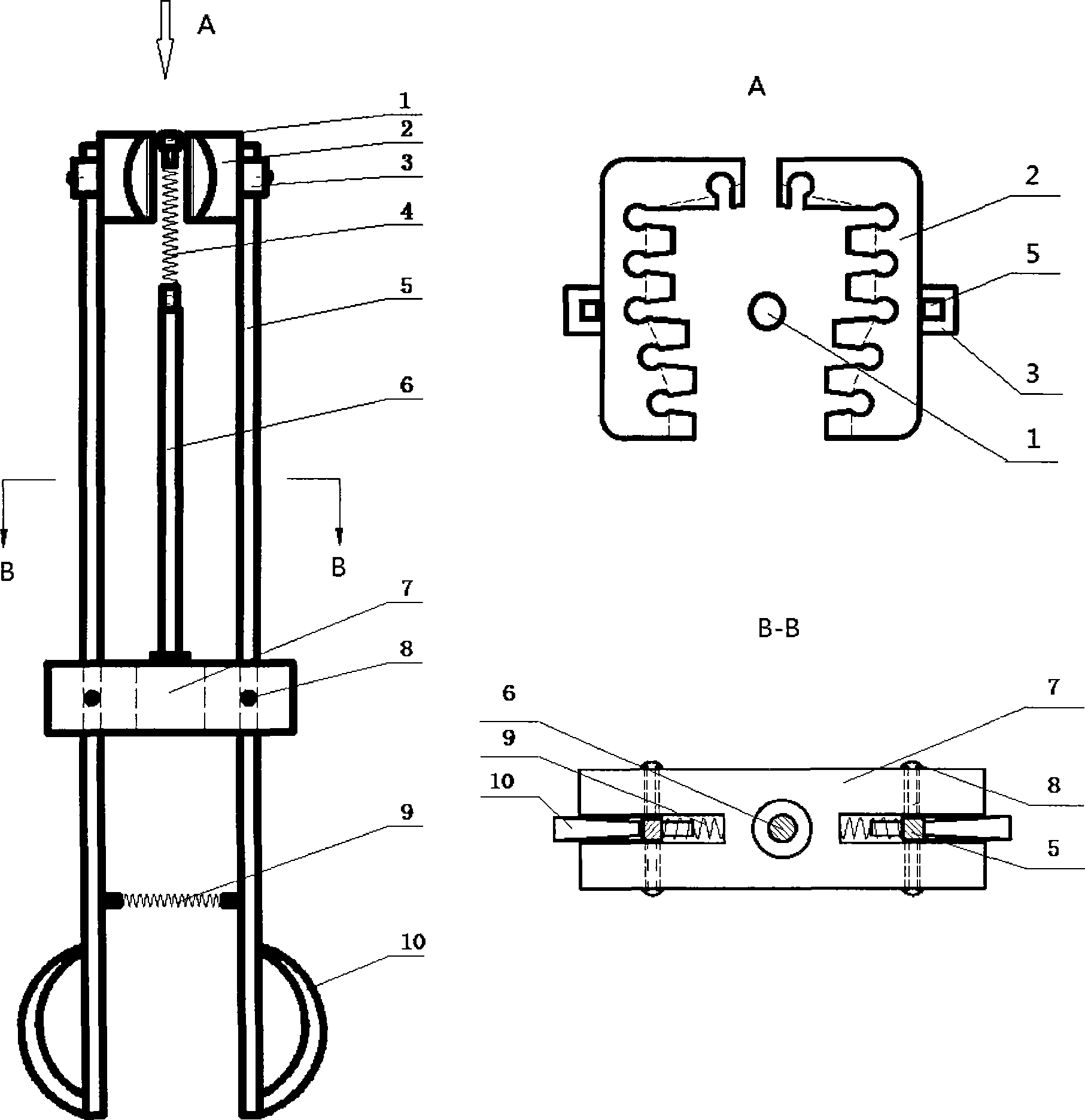 Auxiliary binding method for crabs