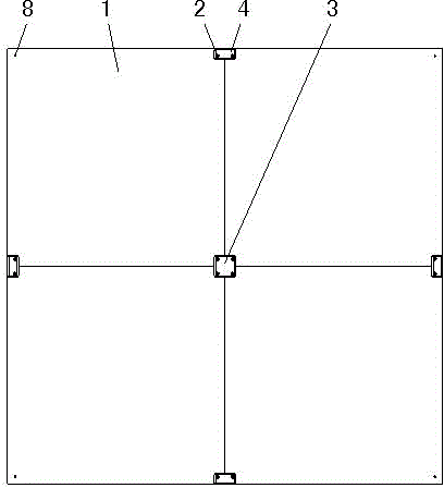 Assembled temporary pavement