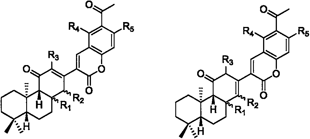 Novel skeleton meroterpenoid compound and its preparation method, pharmaceutical composition and application in anticancer medicines