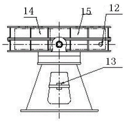 Processing method for rolling casting device