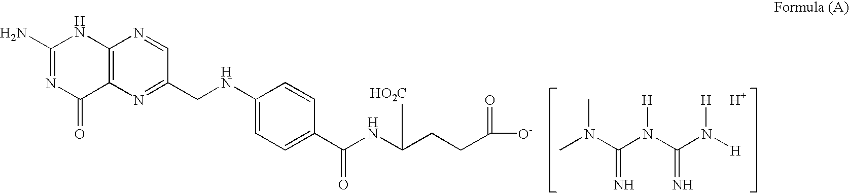 Metformin folate and preparation of the same