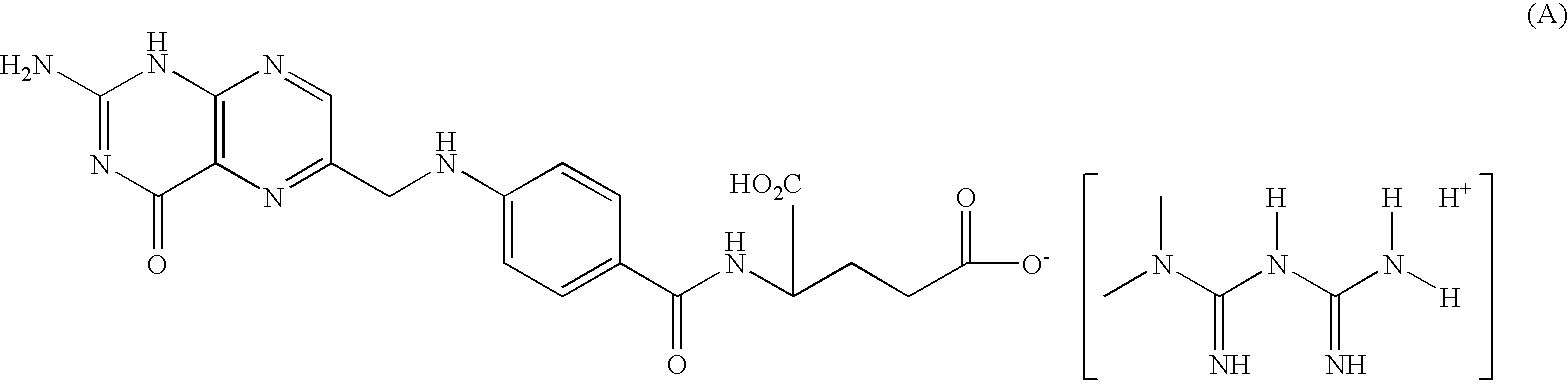 Metformin folate and preparation of the same