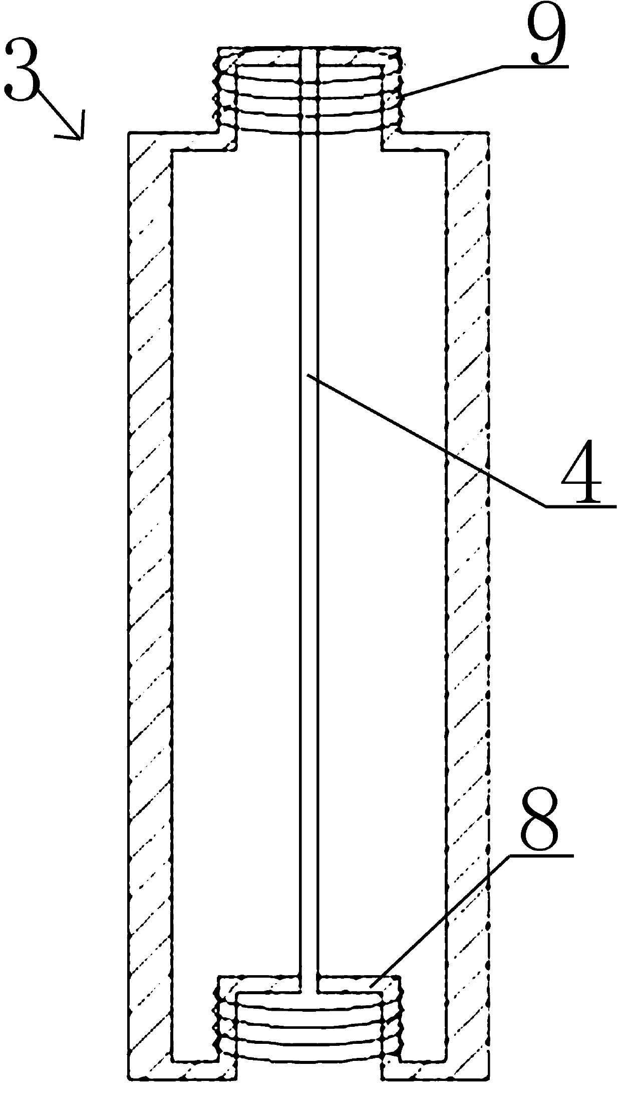 Synchronous water injection and humidification device for lime-soil compaction pile