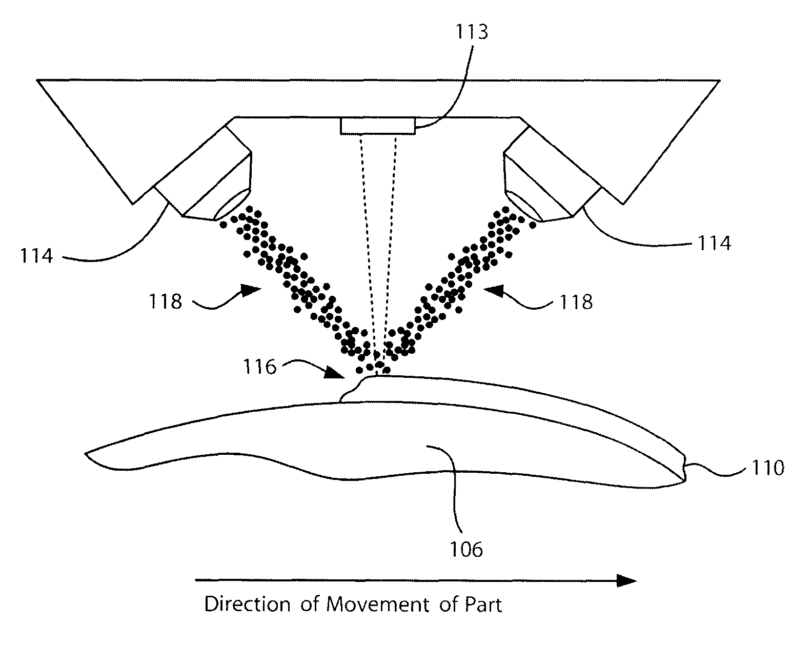 Laser based metal deposition (LBMD) of antimicrobials to implant surfaces