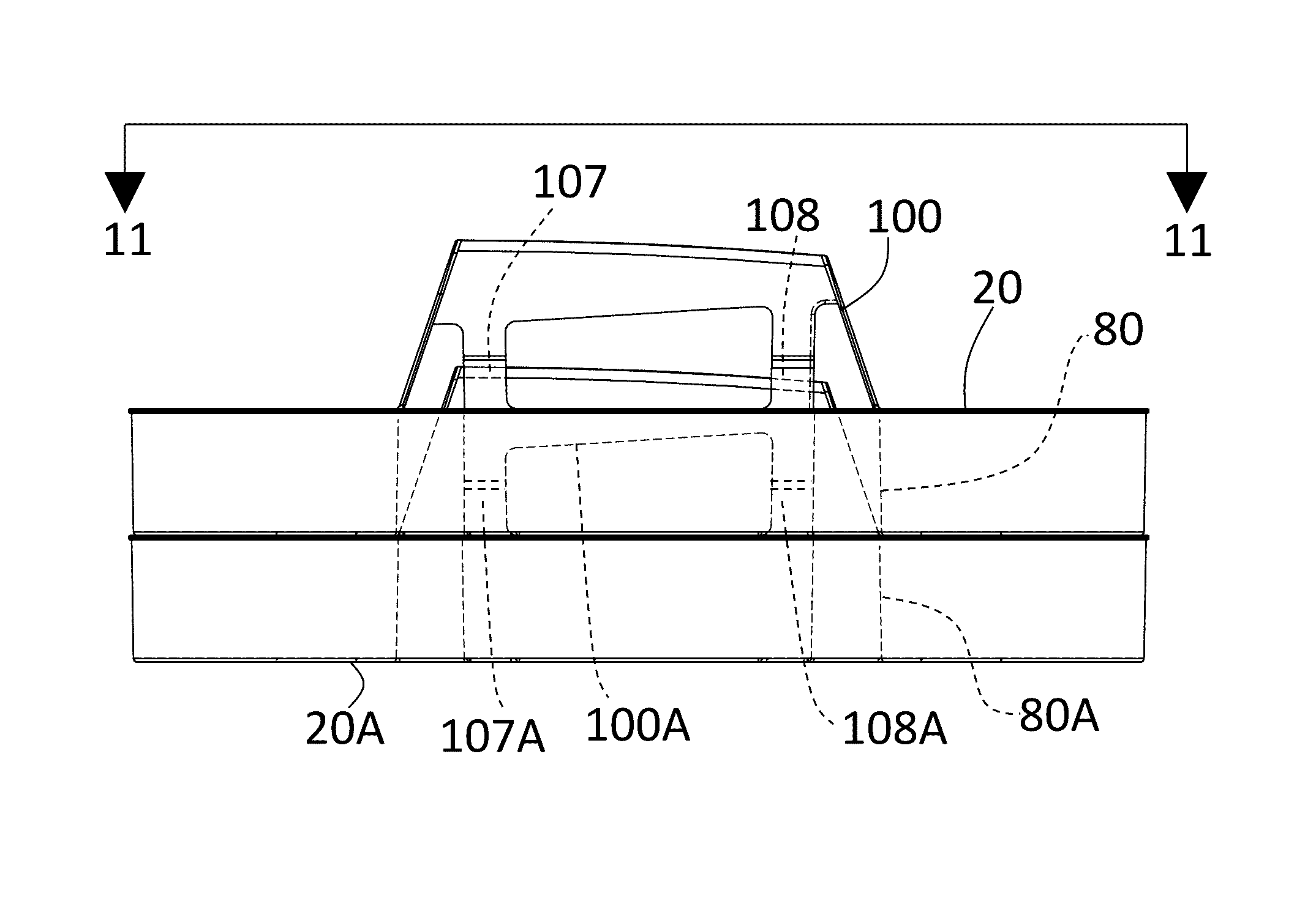 Parts container with storage compartments