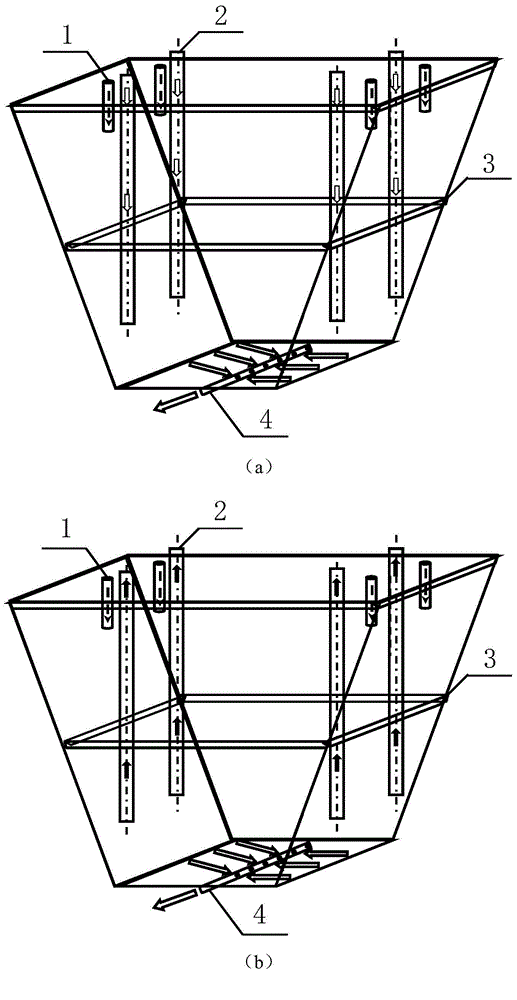 Household garbage processing method adopting aerobic-anaerobic two-phase combined-type biological landfill treatment