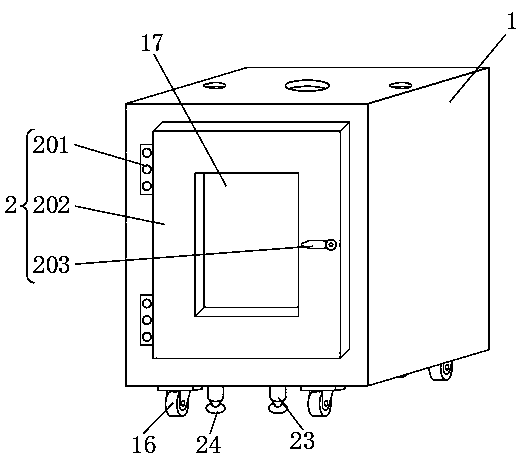 Adjustable and movable computer cabinet for big data