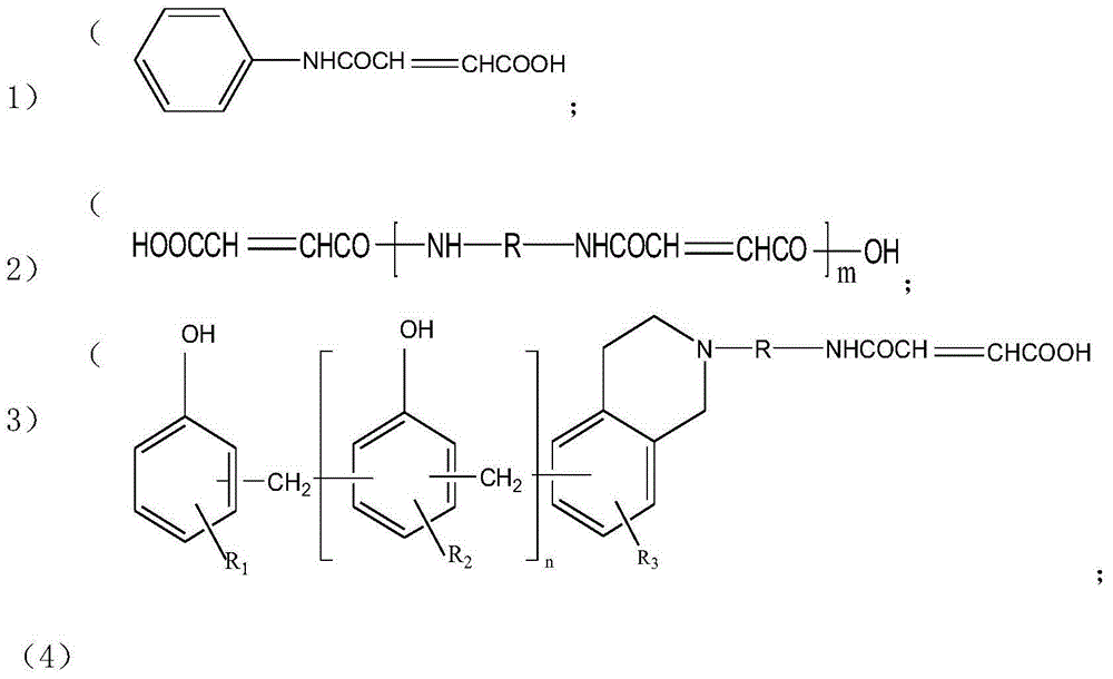 Preparation method of polybenzoxazine-imide glass fiber cloth laminate