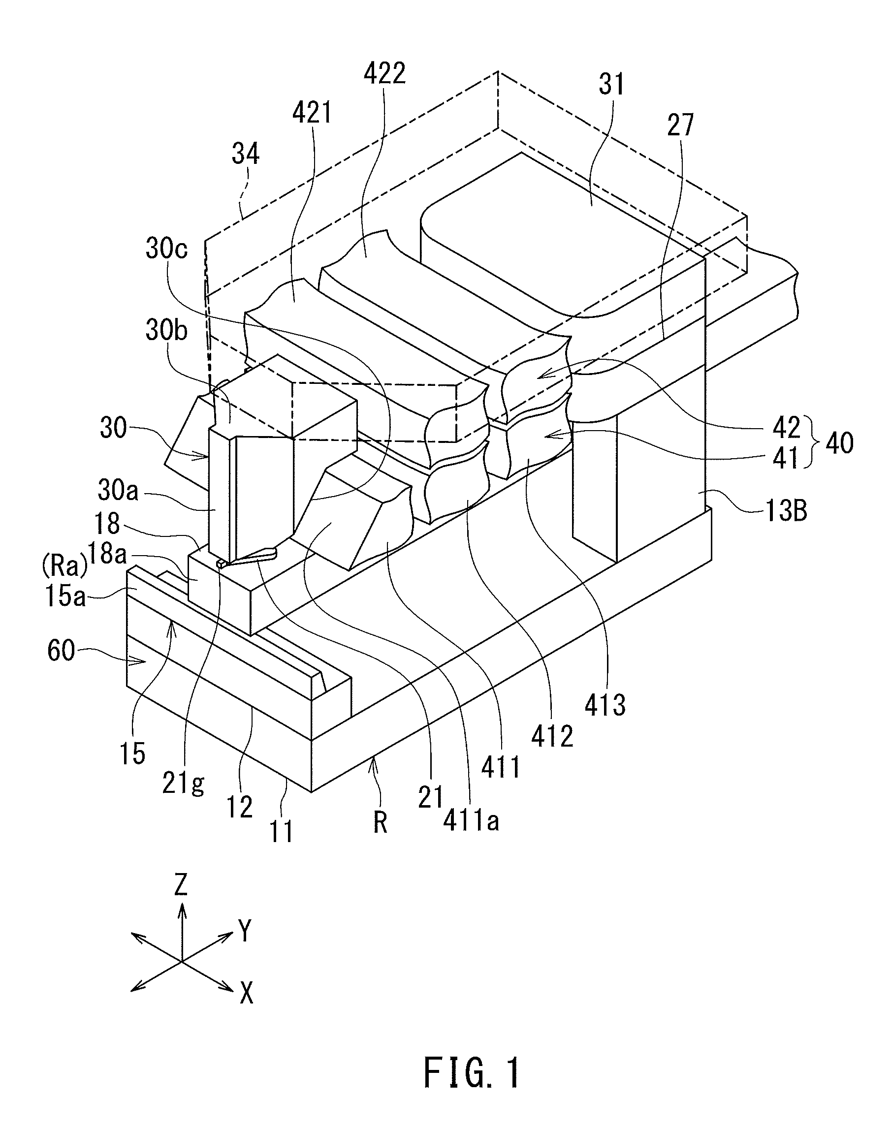 Thermally-assisted magnetic recording head including a return path section