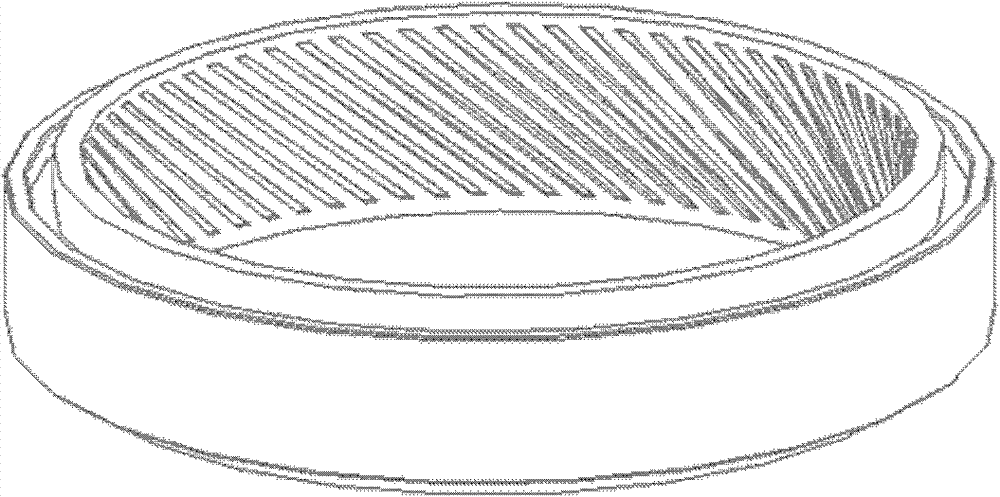 Wedge groove curvature sealing structure for dynamic and static gaps for nuclear main pump