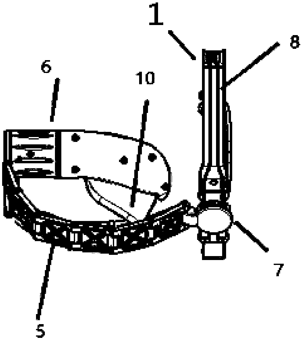 Three-dimensional bending-control mechanical arm