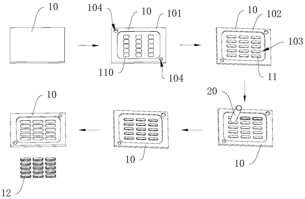 Batch machining method for arc-shaped side keys and machining tool