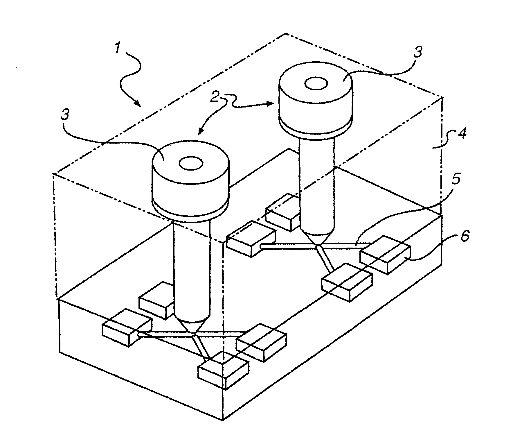 Insulating spacer for an injection mould